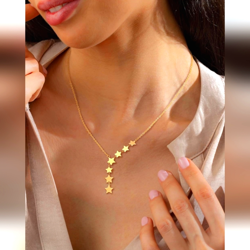 Lariat Star Necklace